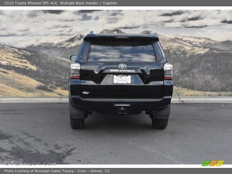 Midnight Black metallic / Graphite 2019 Toyota 4Runner SR5 4x4