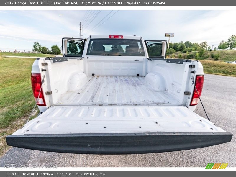 Bright White / Dark Slate Gray/Medium Graystone 2012 Dodge Ram 1500 ST Quad Cab 4x4