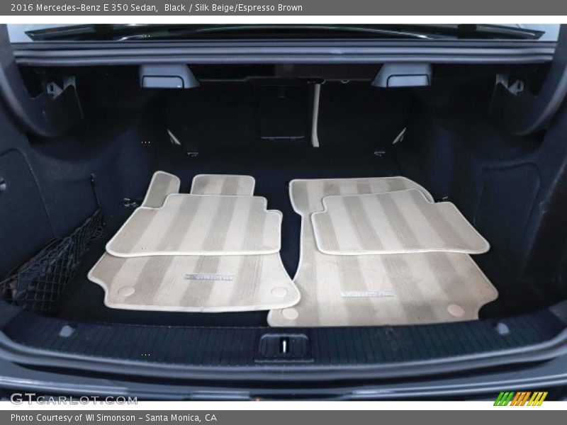 Black / Silk Beige/Espresso Brown 2016 Mercedes-Benz E 350 Sedan