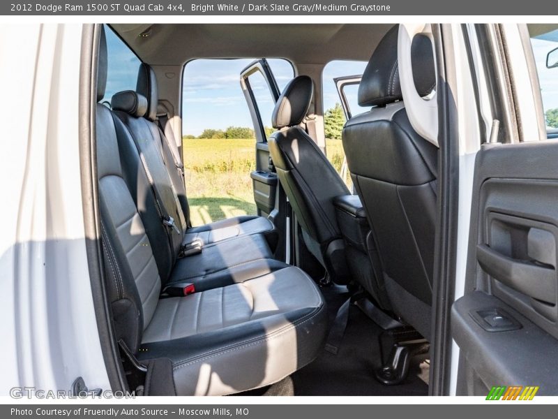 Bright White / Dark Slate Gray/Medium Graystone 2012 Dodge Ram 1500 ST Quad Cab 4x4