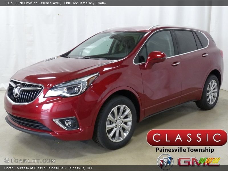 Chili Red Metallic / Ebony 2019 Buick Envision Essence AWD