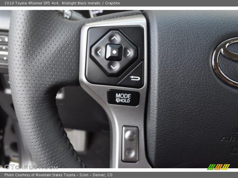 Midnight Black metallic / Graphite 2019 Toyota 4Runner SR5 4x4
