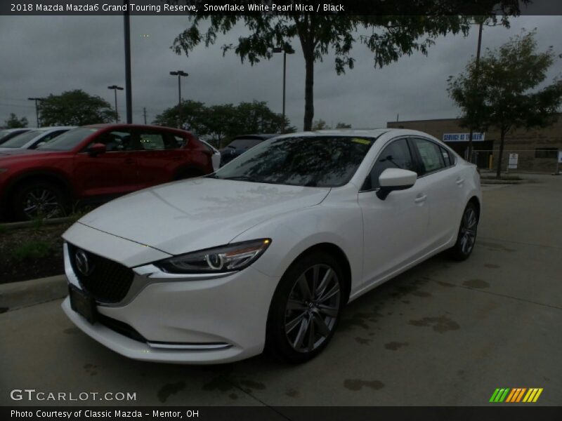 Snowflake White Pearl Mica / Black 2018 Mazda Mazda6 Grand Touring Reserve