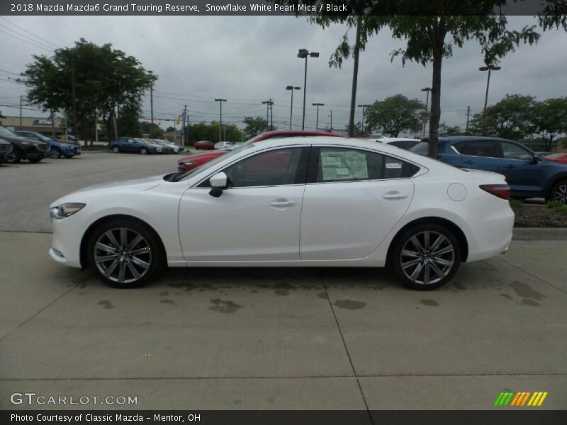 Snowflake White Pearl Mica / Black 2018 Mazda Mazda6 Grand Touring Reserve