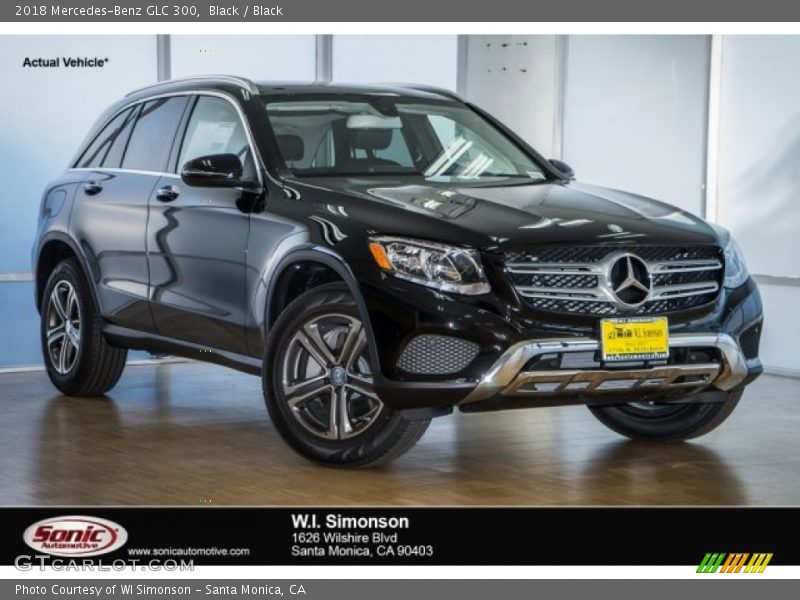 Black / Black 2018 Mercedes-Benz GLC 300