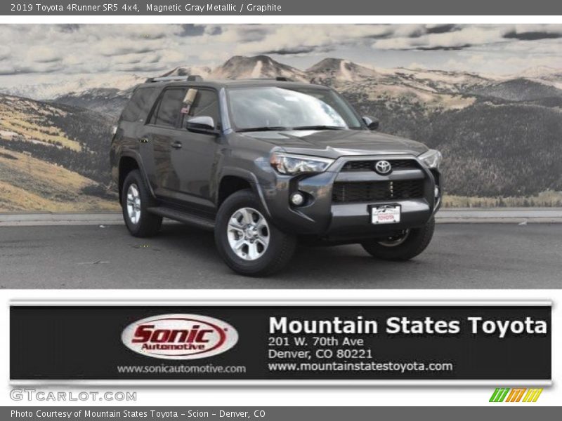 Magnetic Gray Metallic / Graphite 2019 Toyota 4Runner SR5 4x4