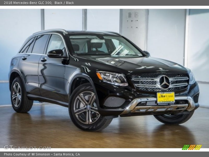 Black / Black 2018 Mercedes-Benz GLC 300