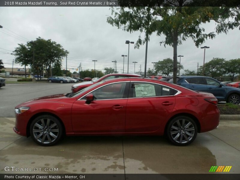 Soul Red Crystal Metallic / Black 2018 Mazda Mazda6 Touring