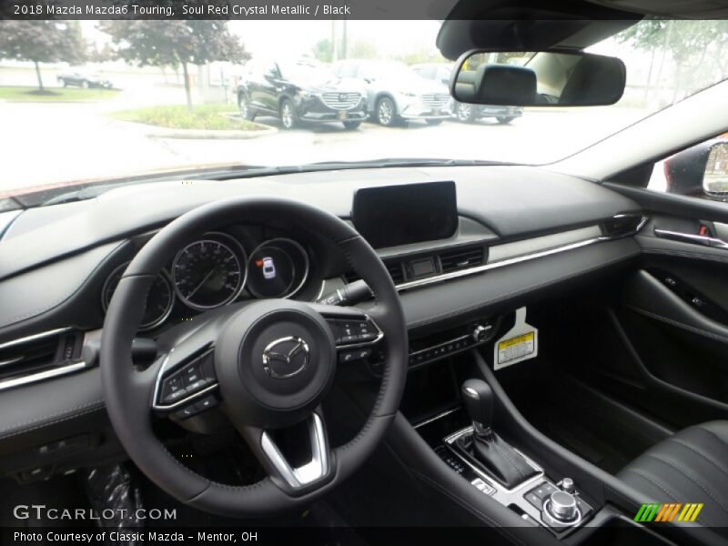 Soul Red Crystal Metallic / Black 2018 Mazda Mazda6 Touring