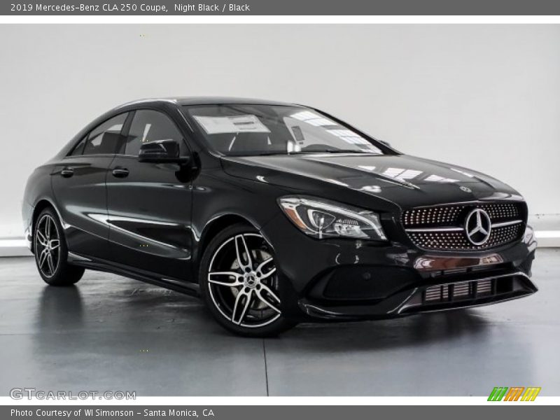 Night Black / Black 2019 Mercedes-Benz CLA 250 Coupe