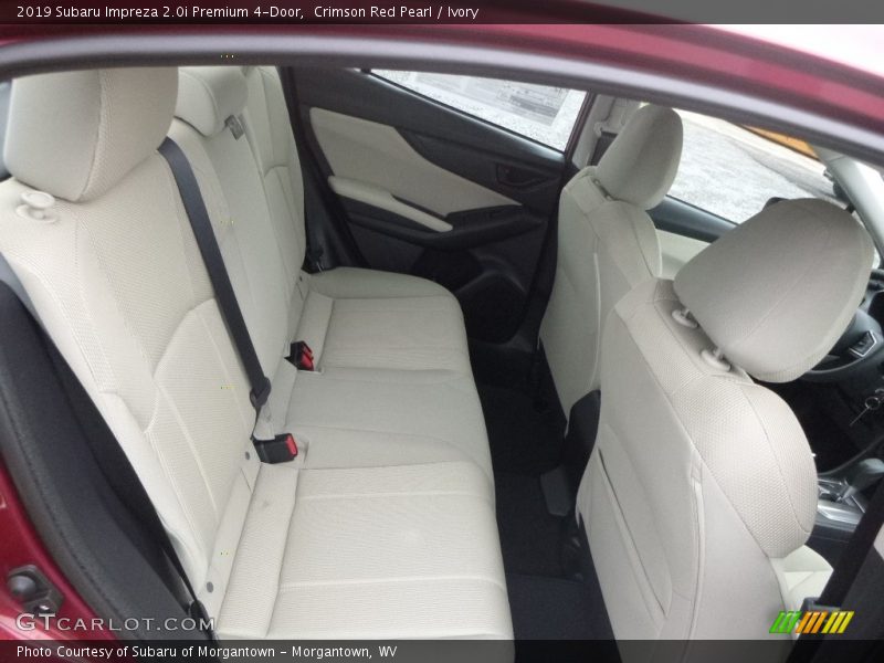 Rear Seat of 2019 Impreza 2.0i Premium 4-Door