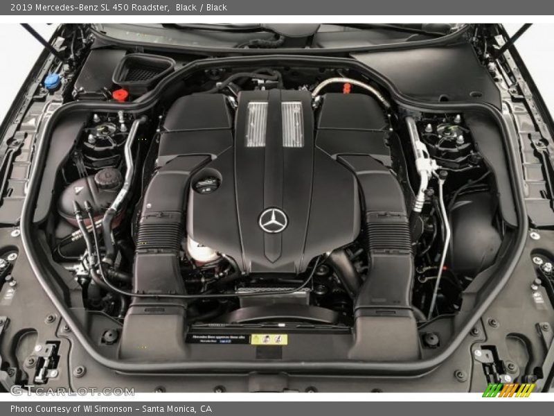  2019 SL 450 Roadster Engine - 3.0 Liter DI biturbo DOHC 24-Valve VVT V6