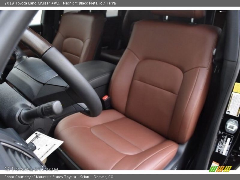 Front Seat of 2019 Land Cruiser 4WD