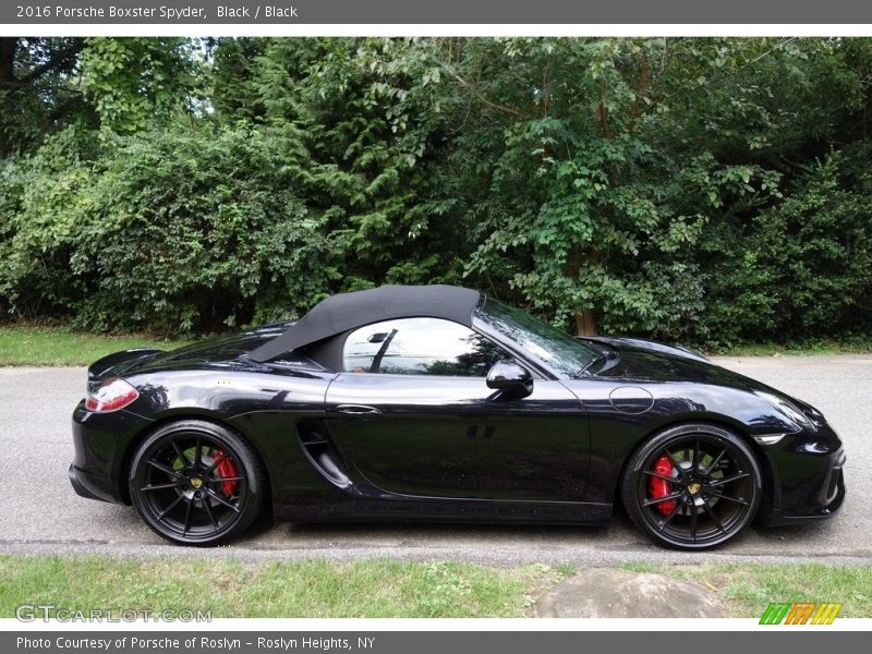  2016 Boxster Spyder Black