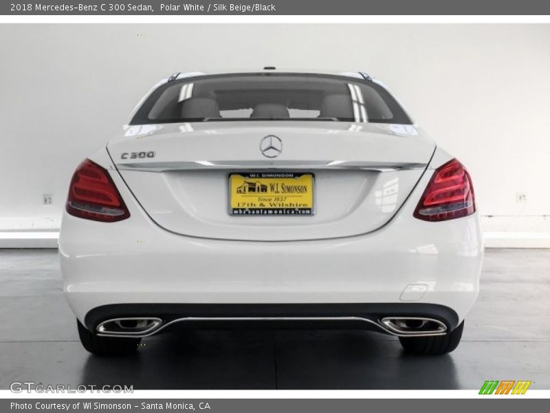 Polar White / Silk Beige/Black 2018 Mercedes-Benz C 300 Sedan