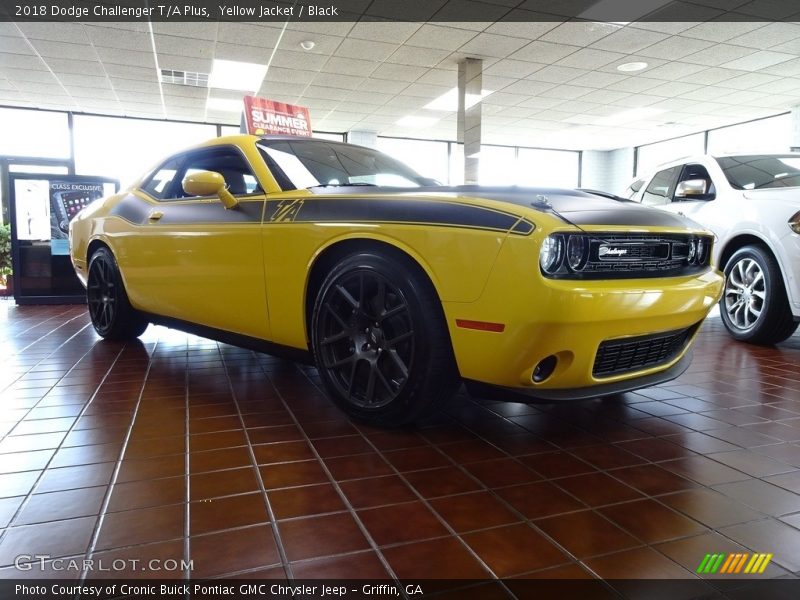 Yellow Jacket / Black 2018 Dodge Challenger T/A Plus