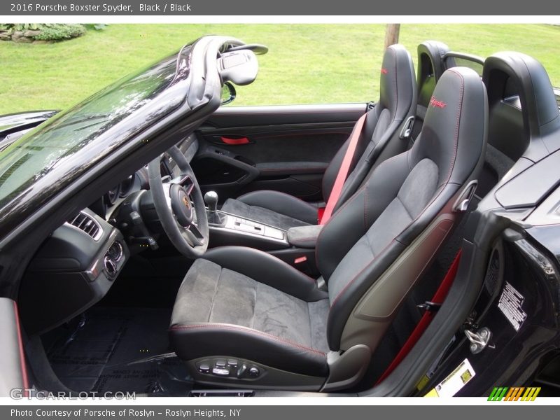 Front Seat of 2016 Boxster Spyder