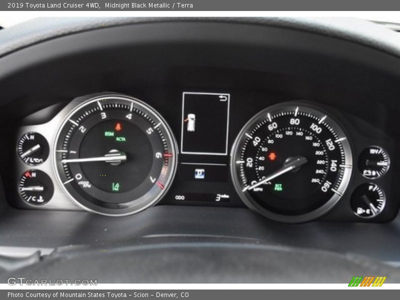  2019 Land Cruiser 4WD 4WD Gauges