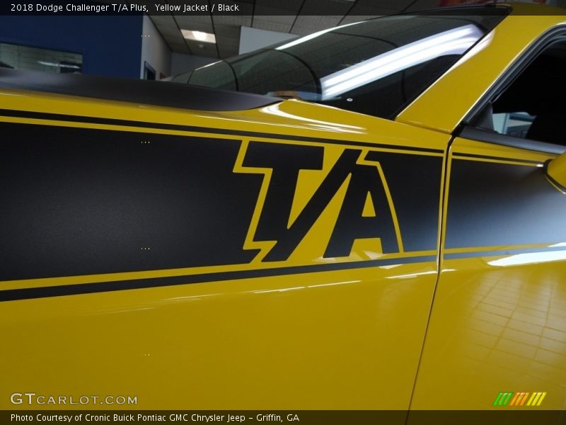Yellow Jacket / Black 2018 Dodge Challenger T/A Plus