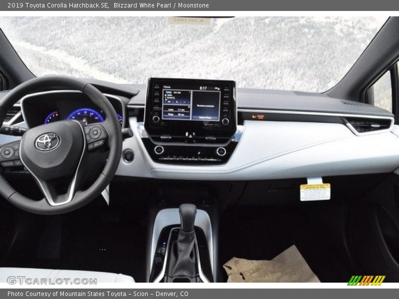 Dashboard of 2019 Corolla Hatchback SE