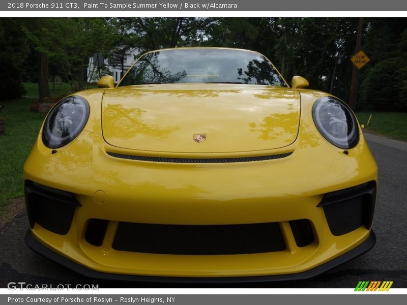 Paint To Sample Summer Yellow / Black w/Alcantara 2018 Porsche 911 GT3