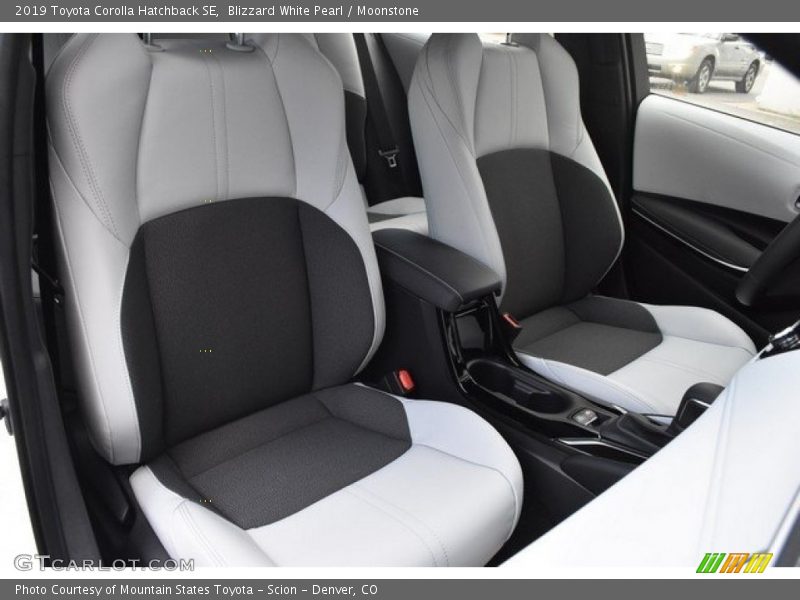 Front Seat of 2019 Corolla Hatchback SE