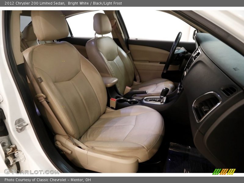 Bright White / Black/Light Frost 2012 Chrysler 200 Limited Sedan