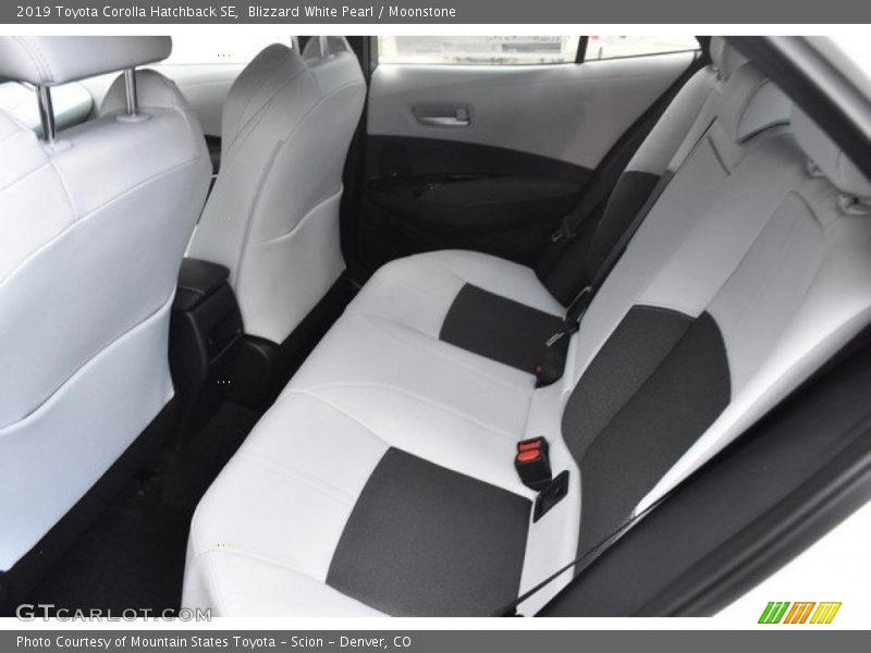 Rear Seat of 2019 Corolla Hatchback SE
