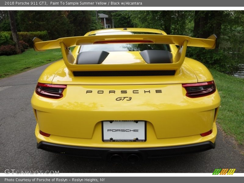 Paint To Sample Summer Yellow / Black w/Alcantara 2018 Porsche 911 GT3