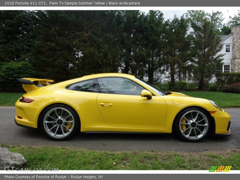  2018 911 GT3 Paint To Sample Summer Yellow