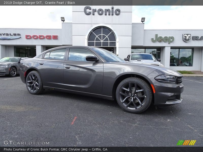 Granite Pearl / Black 2019 Dodge Charger SXT