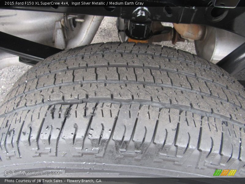 Ingot Silver Metallic / Medium Earth Gray 2015 Ford F150 XL SuperCrew 4x4