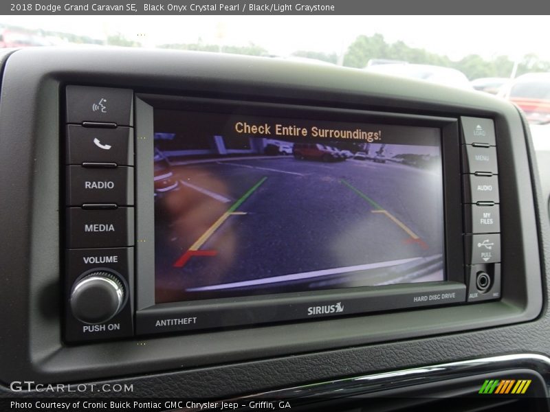 Black Onyx Crystal Pearl / Black/Light Graystone 2018 Dodge Grand Caravan SE