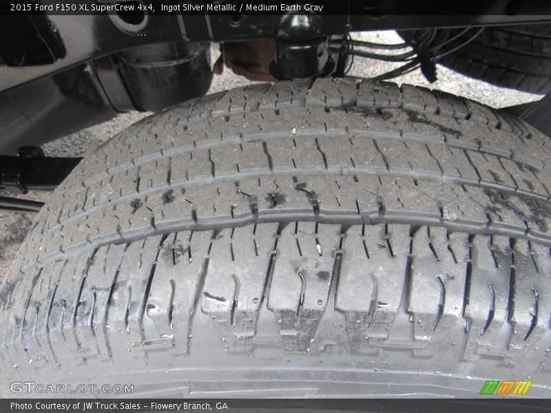Ingot Silver Metallic / Medium Earth Gray 2015 Ford F150 XL SuperCrew 4x4
