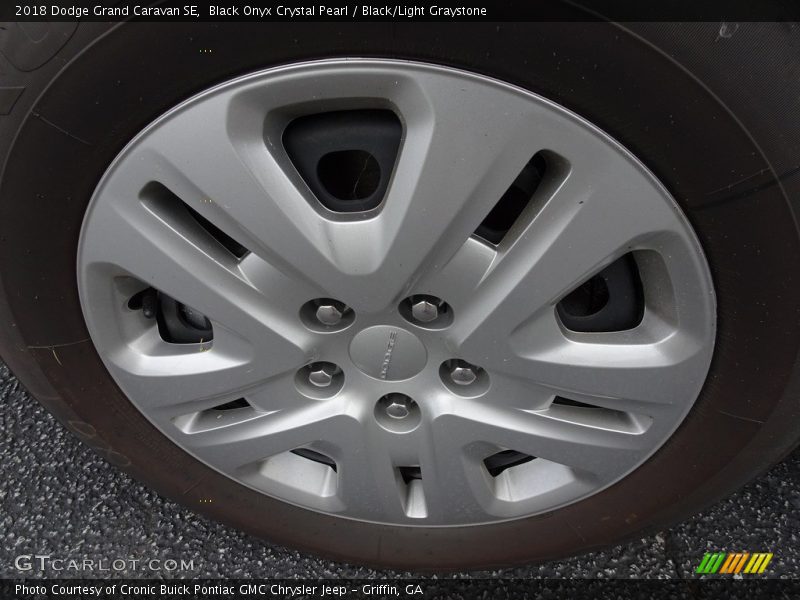 Black Onyx Crystal Pearl / Black/Light Graystone 2018 Dodge Grand Caravan SE