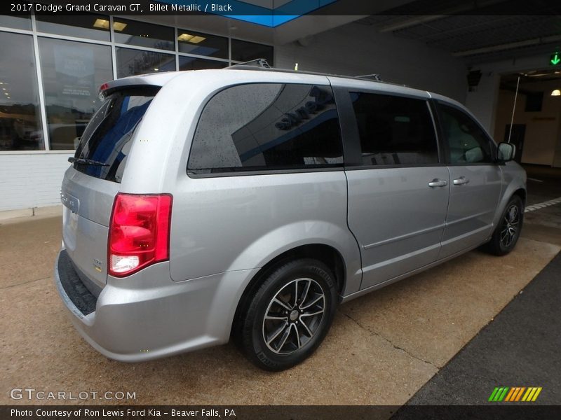 Billet Metallic / Black 2017 Dodge Grand Caravan GT
