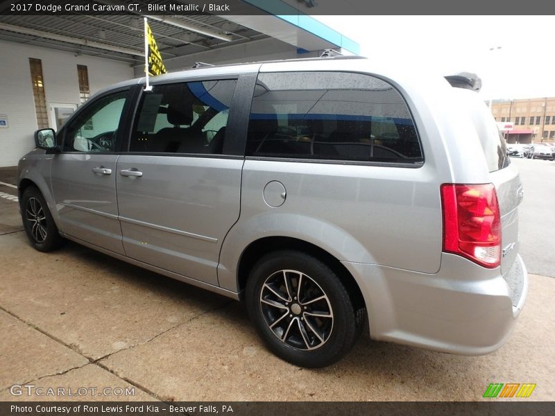 Billet Metallic / Black 2017 Dodge Grand Caravan GT