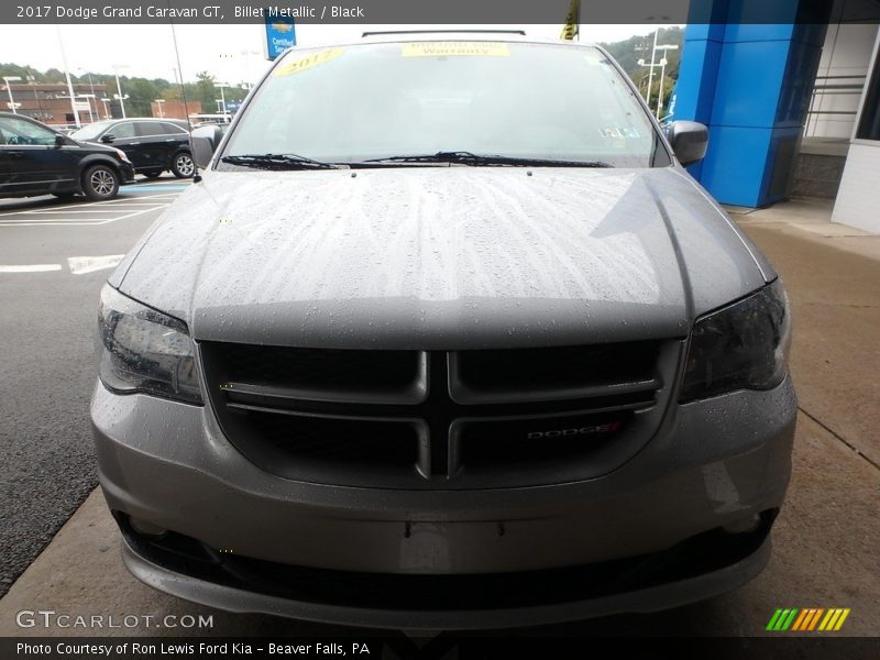 Billet Metallic / Black 2017 Dodge Grand Caravan GT