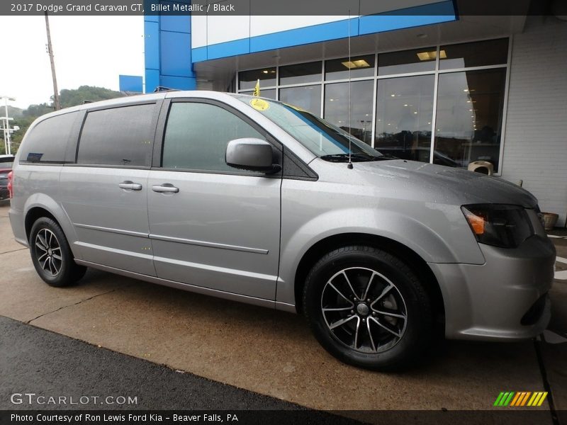 Billet Metallic / Black 2017 Dodge Grand Caravan GT