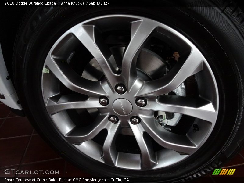 White Knuckle / Sepia/Black 2018 Dodge Durango Citadel