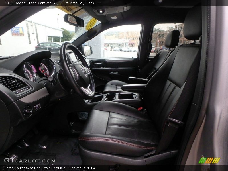 Billet Metallic / Black 2017 Dodge Grand Caravan GT