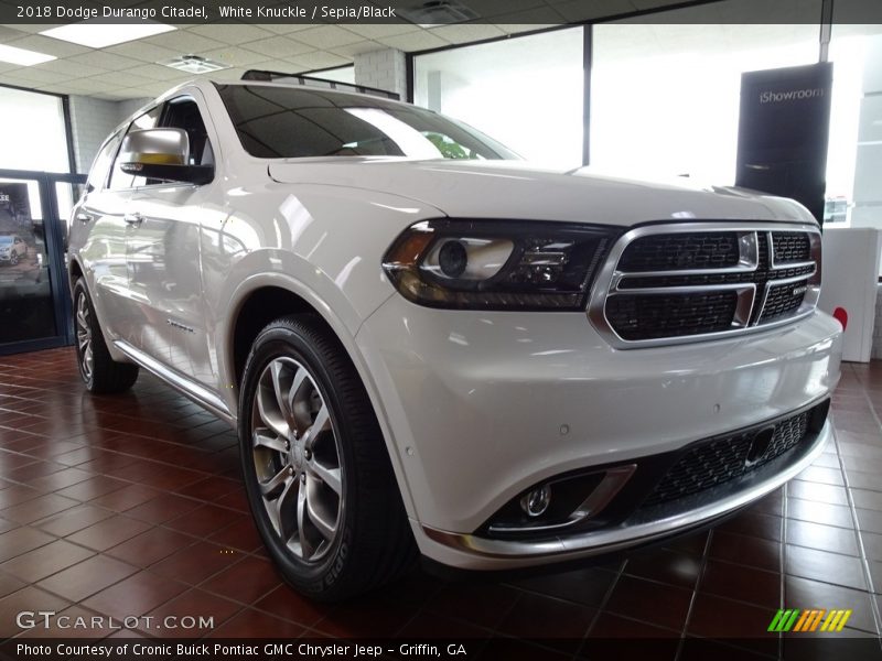 White Knuckle / Sepia/Black 2018 Dodge Durango Citadel