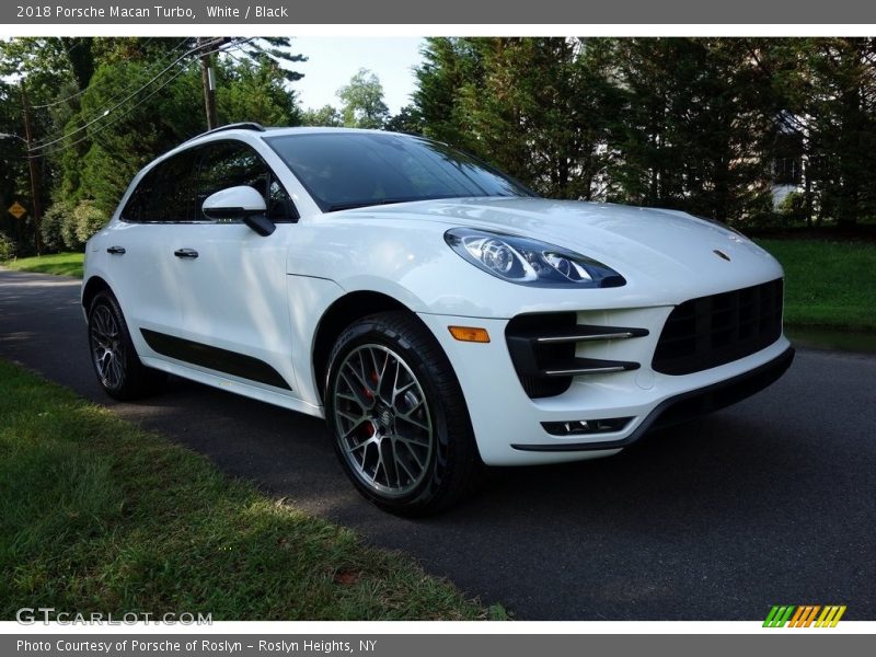 White / Black 2018 Porsche Macan Turbo