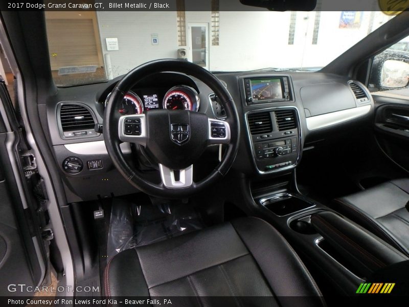 Billet Metallic / Black 2017 Dodge Grand Caravan GT