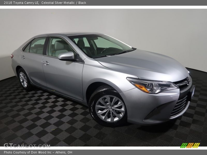 Celestial Silver Metallic / Black 2018 Toyota Camry LE