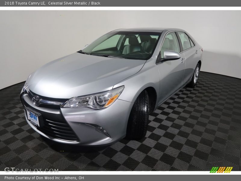 Celestial Silver Metallic / Black 2018 Toyota Camry LE