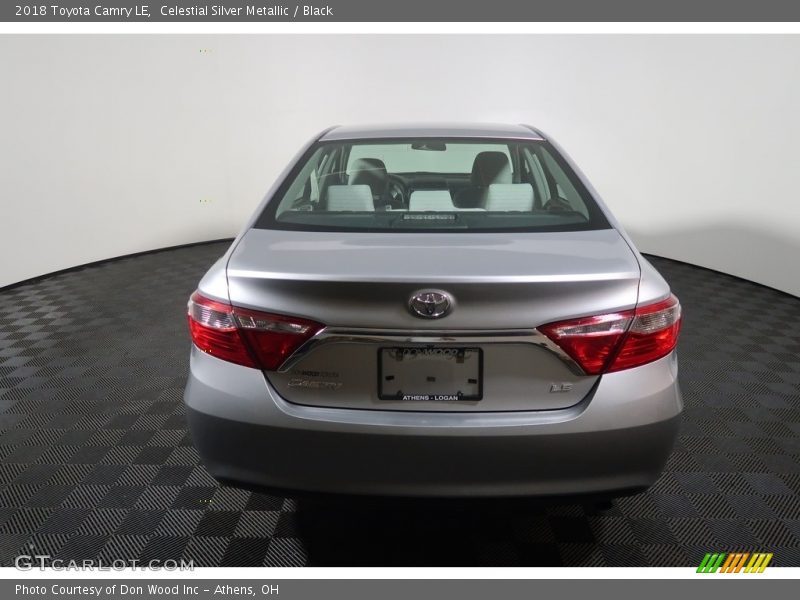 Celestial Silver Metallic / Black 2018 Toyota Camry LE