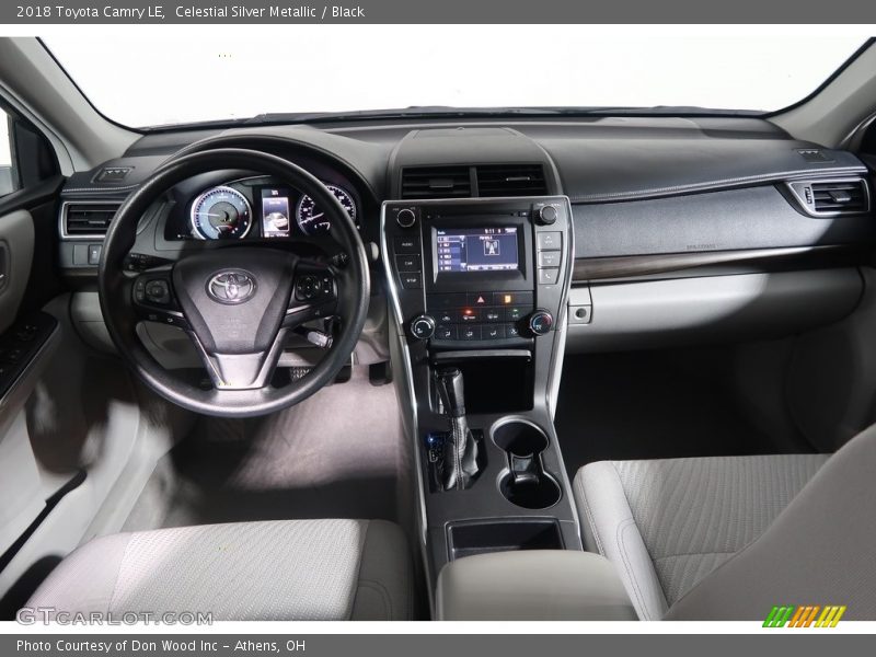 Celestial Silver Metallic / Black 2018 Toyota Camry LE