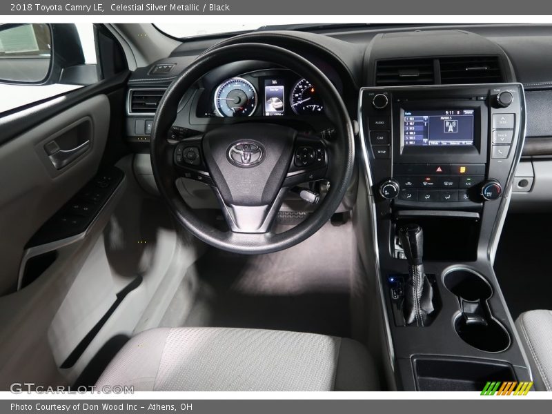 Celestial Silver Metallic / Black 2018 Toyota Camry LE