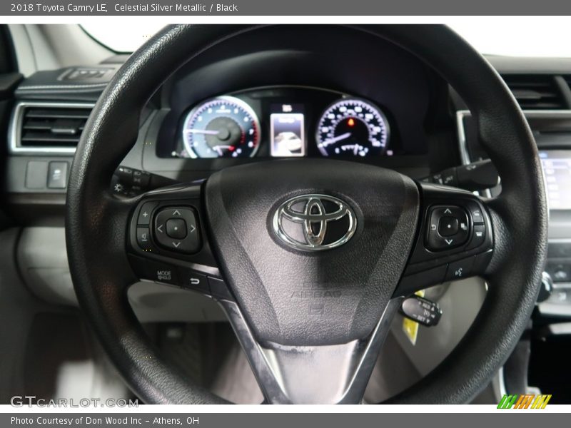 Celestial Silver Metallic / Black 2018 Toyota Camry LE